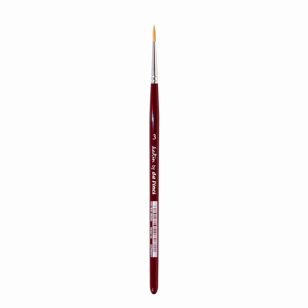 Karin By Da Vinci Sentetik Yuvarlak Sulu Boya Fırçası Seri 123 No:3