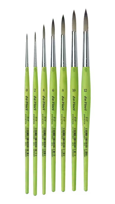 Da Vinci Round Tip Fit Synthetic Multi-Purpose Brush Series 373 No:4