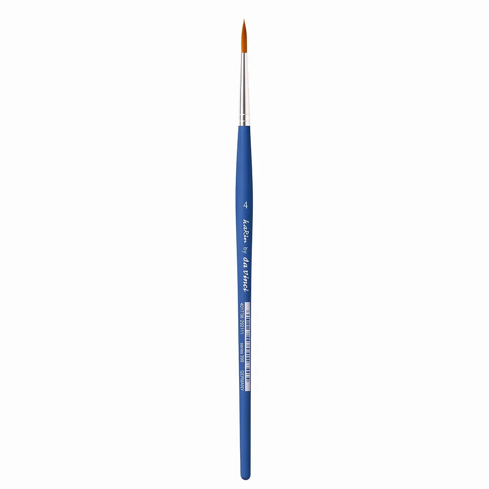 Karin By Da Vinci Sentetik Yuvarlak Fırçası Seri 383T5 No:4