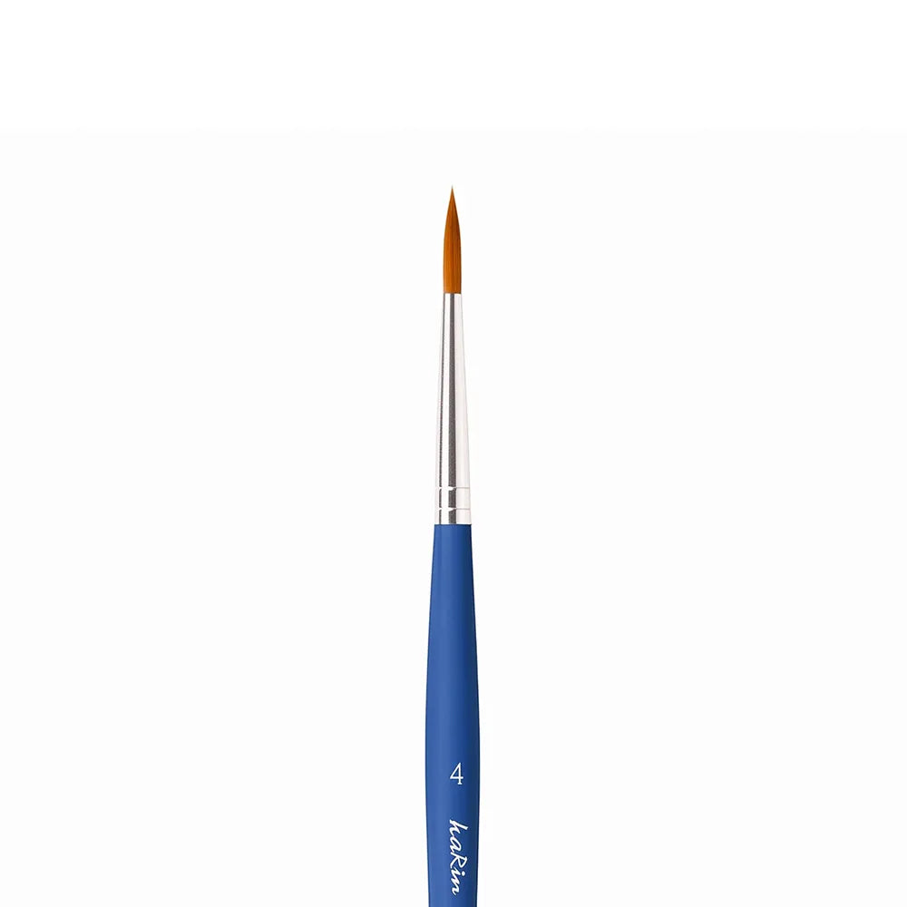 Karin By Da Vinci Sentetik Yuvarlak Fırçası Seri 383T5 No:4