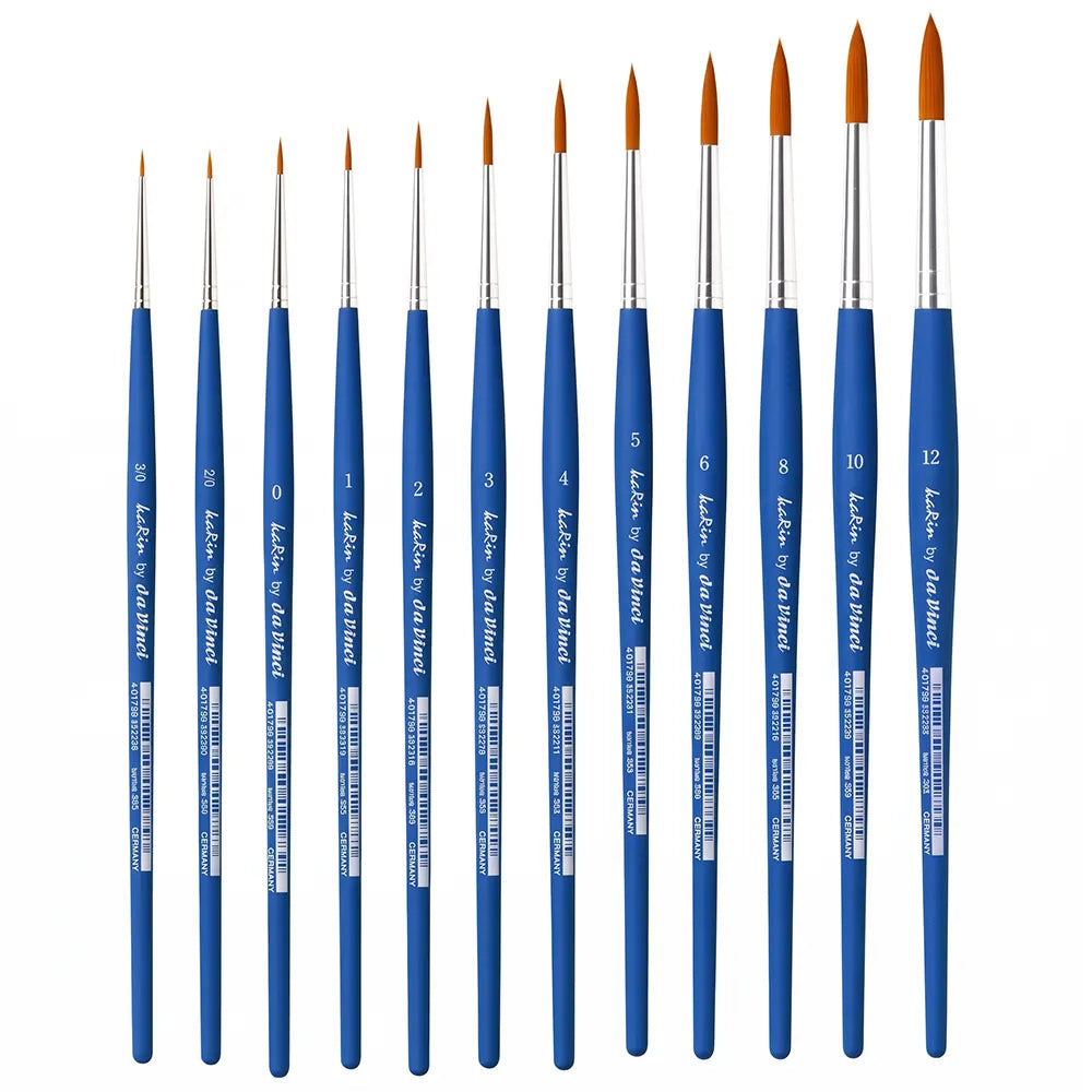 Karin By Da Vinci Sentetik Yuvarlak Fırçası Seri 383T5 No:2