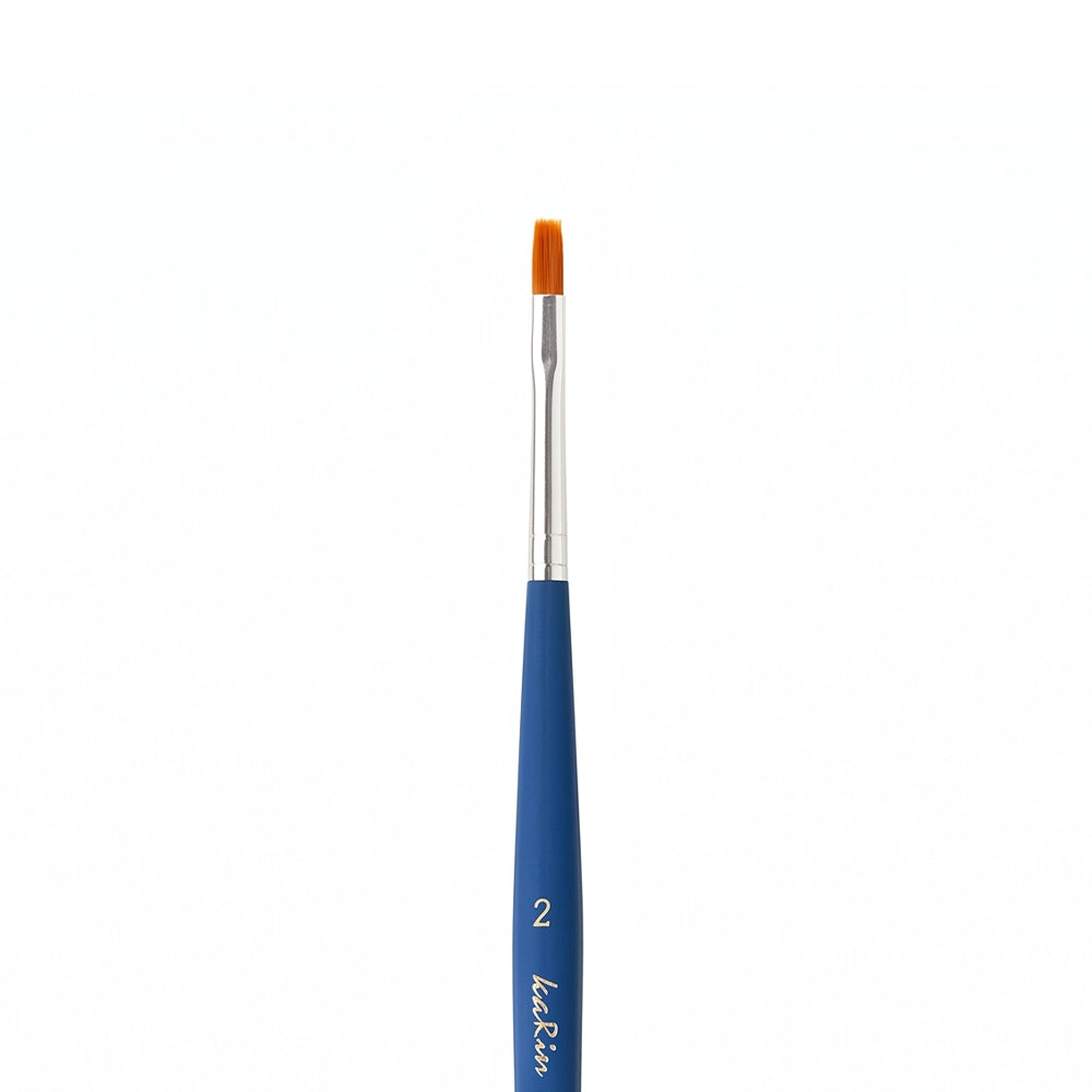 Karin By Da Vinci Sentetik Düz Fırçası Seri 384T5 No:2