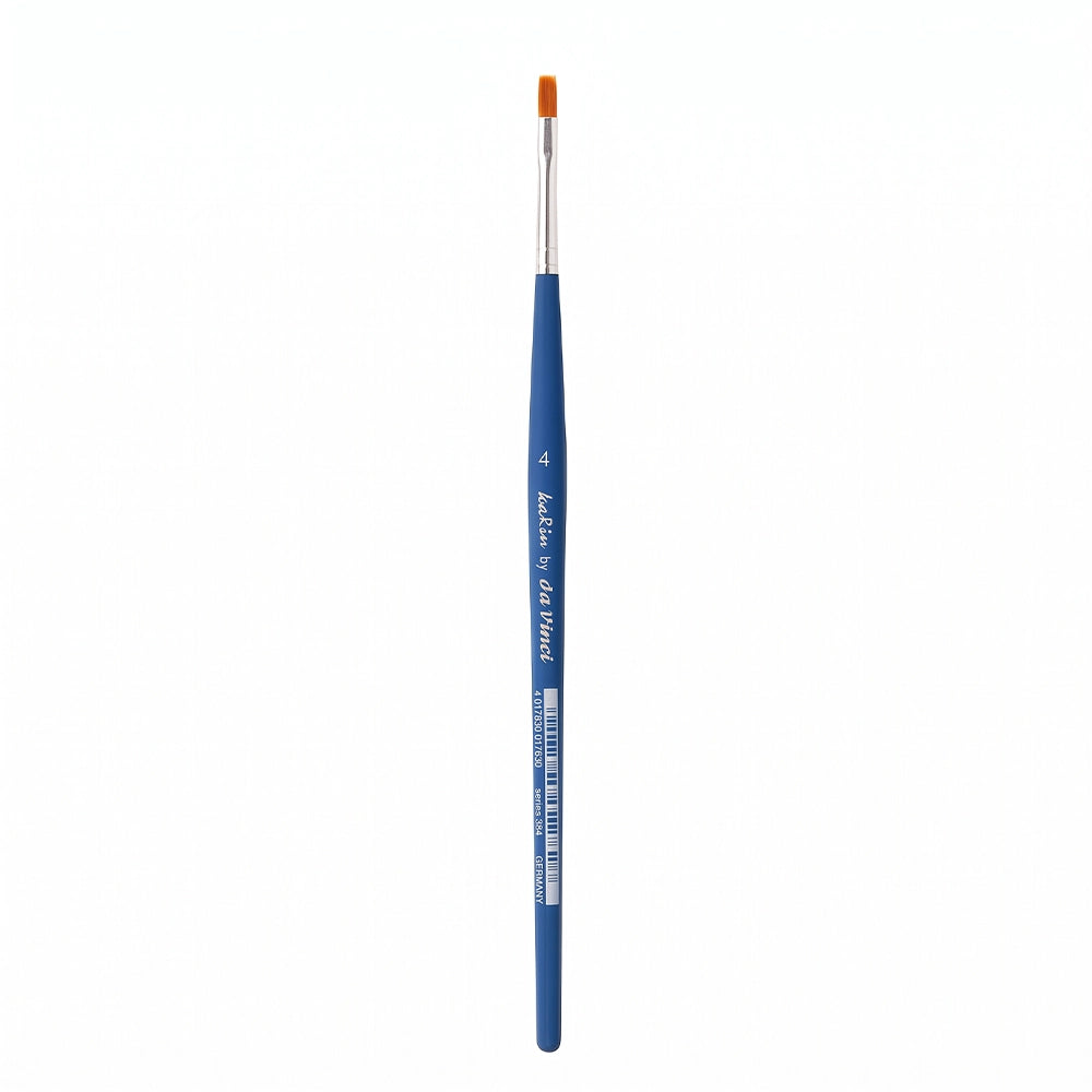 Karin By Da Vinci Sentetik Düz Fırçası Seri 384T5 No:4