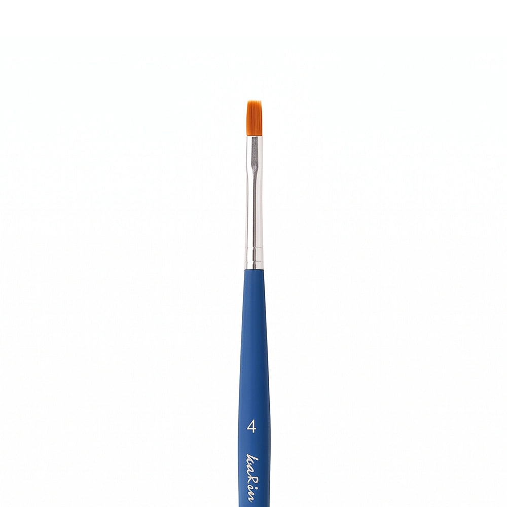 Karin By Da Vinci Sentetik Düz Fırçası Seri 384T5 No:4