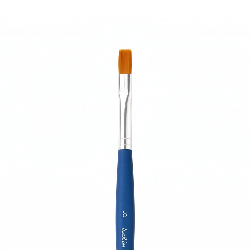 Karin By Da Vinci Sentetik Düz Fırçası Seri 384T5 No:8