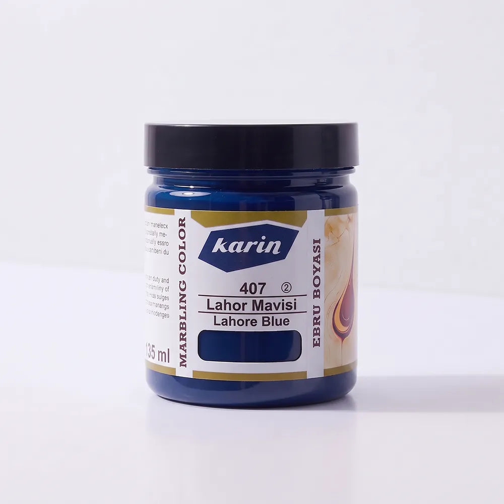 Karin Ebru Boyası 407 Lahor Mavisi 105 ml