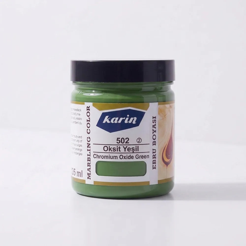 Karin Marbling Paint 502 Oxide Green 105 ml