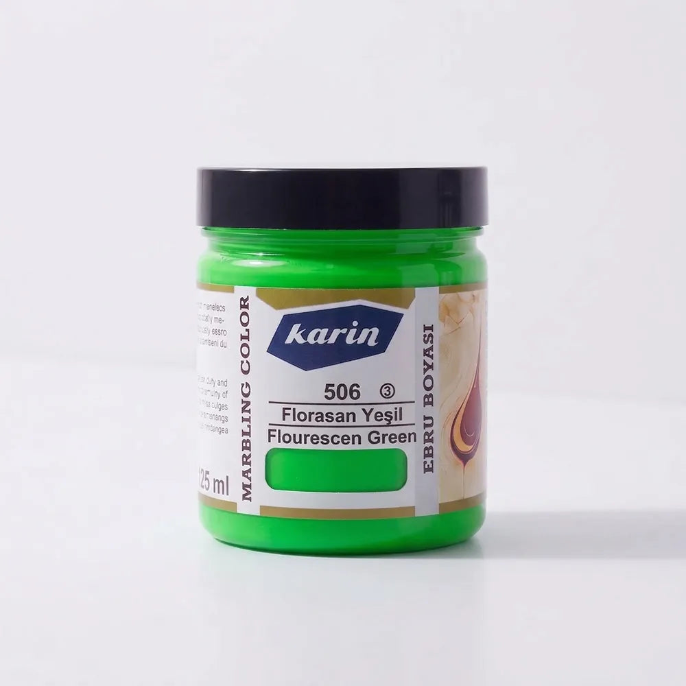 Karin Marbling Paint 506 Fluorescent Green 105 ml