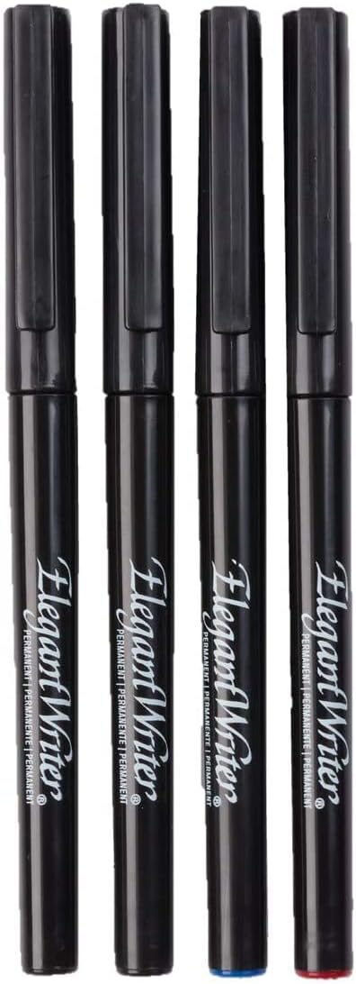 Speedball Permanent Elegant Writer Marker Set 4 Pcs
