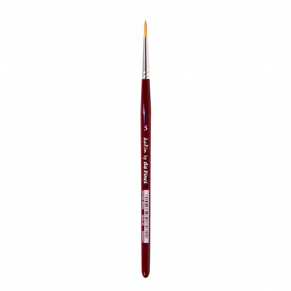 Karin By Da Vinci Sentetik Yuvarlak Sulu Boya Fırçası Seri 123 No:5