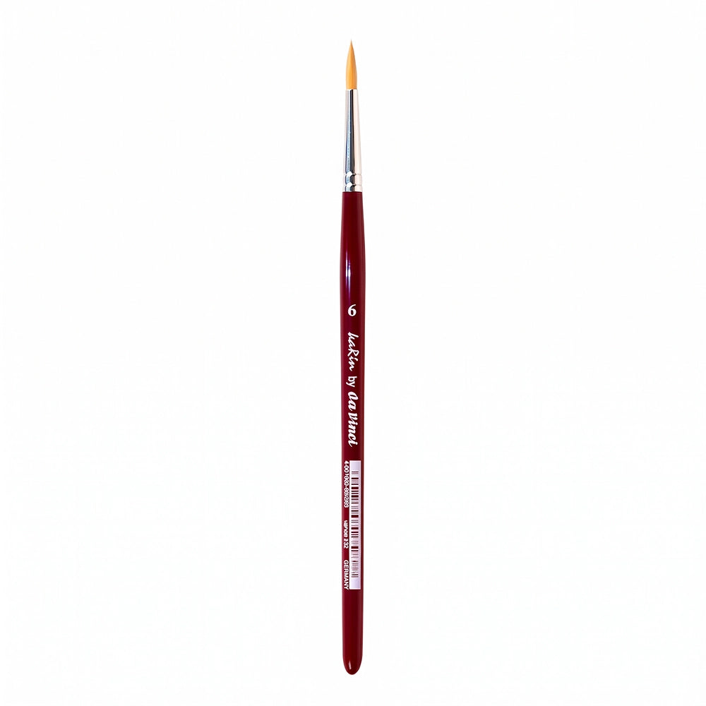 Karin By Da Vinci Sentetik Yuvarlak Sulu Boya Fırçası Seri 123 No:6