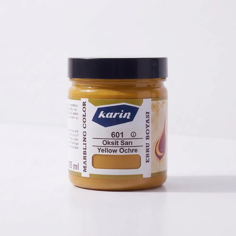 Karin Marbling Paint 601 Oxide Yellow 105 ml