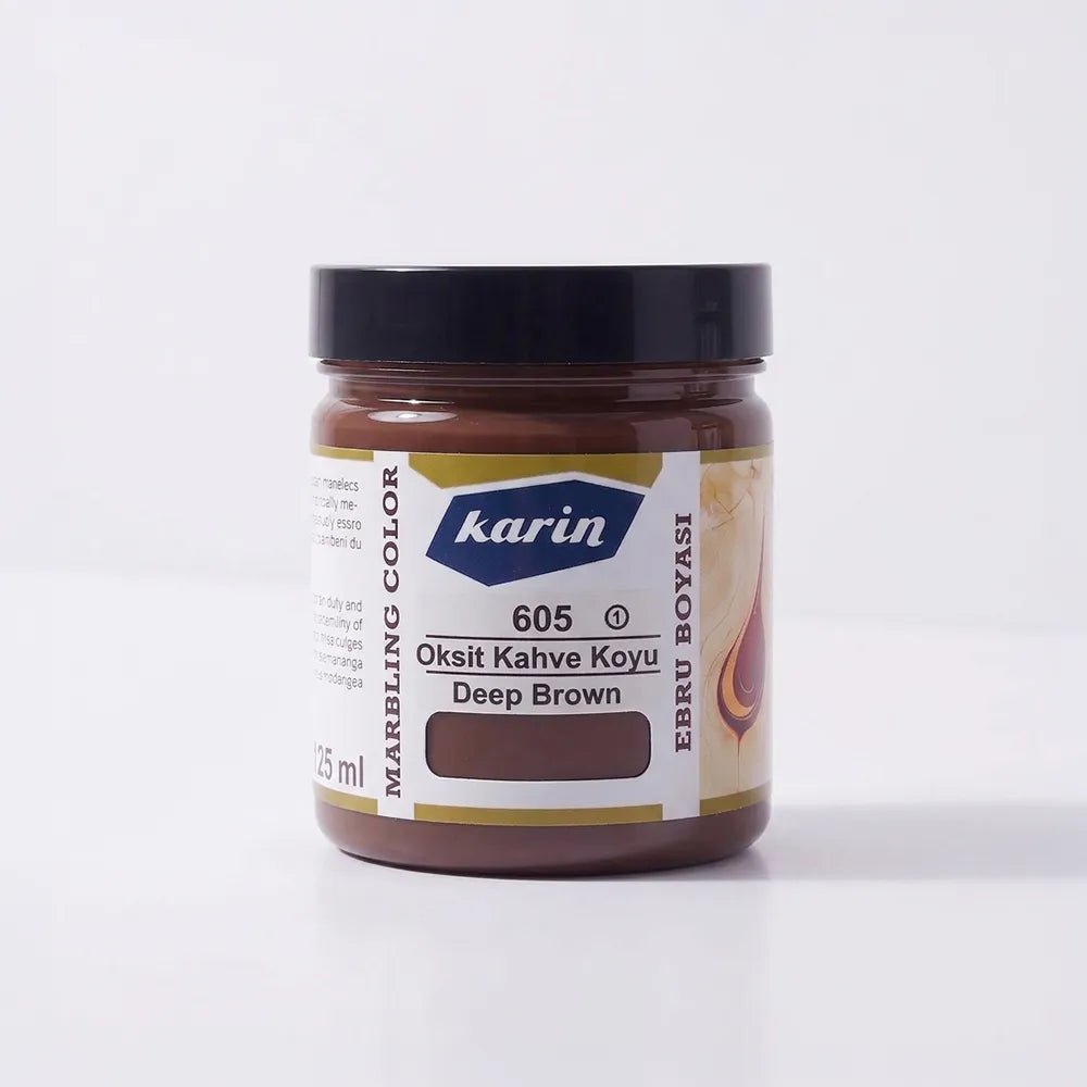 Karin Marbling Paint 604 Oxide Coffee Dark 105 ml