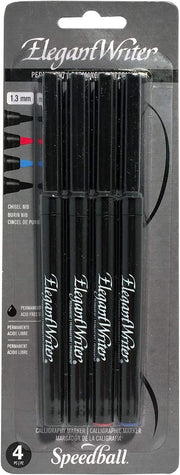Speedball Permanent Elegant Writer Marker Set 4 Pcs