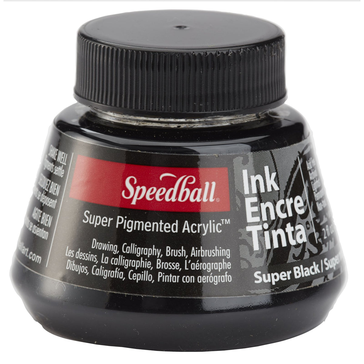 Speedball Akrilik Mürekkep 59 ml Black