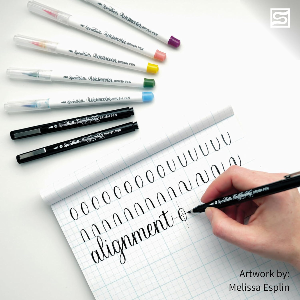 Speedball Fırça Uçlu Marker Set 12'li