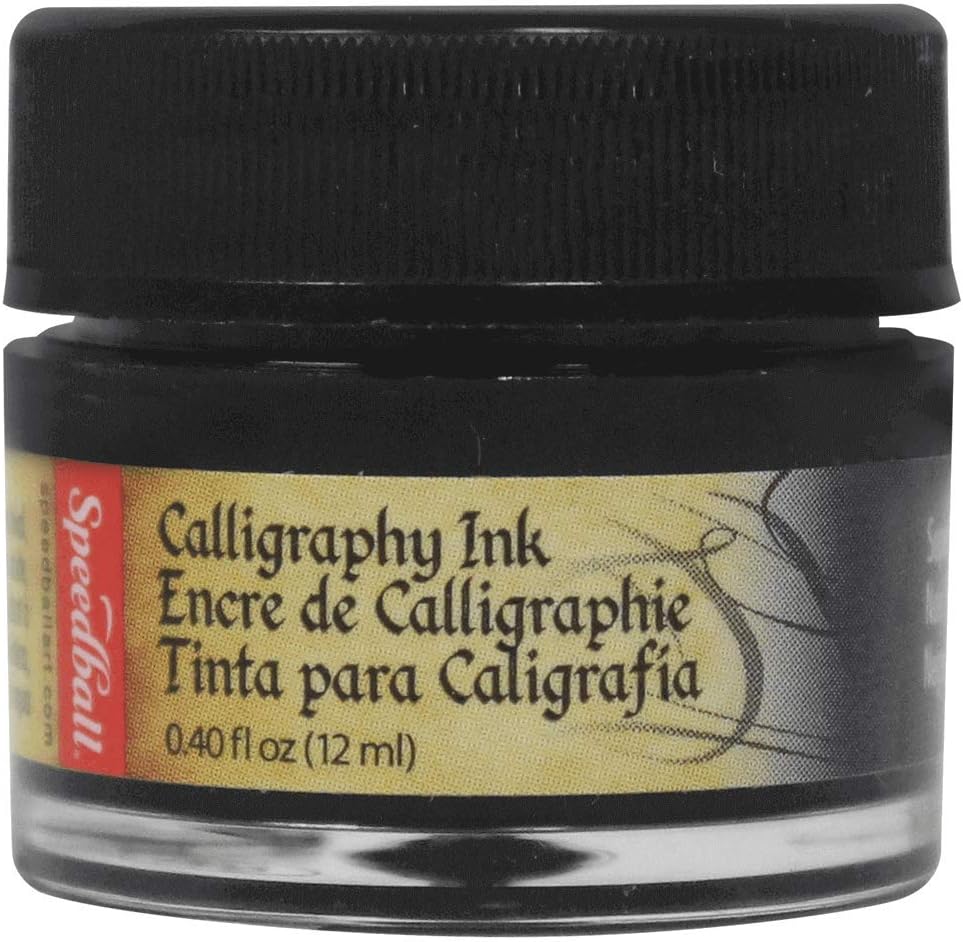 Speedball Akrilik Mürekkep 12 ml Super Black