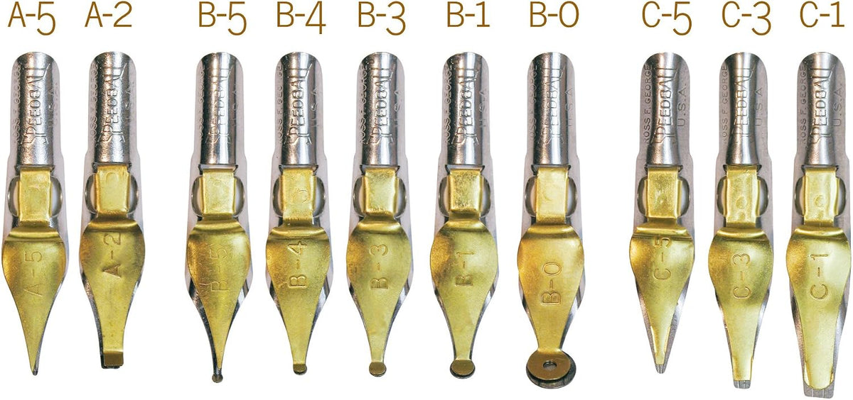 Speedball Calligraphy Nib Set 10 Nibs