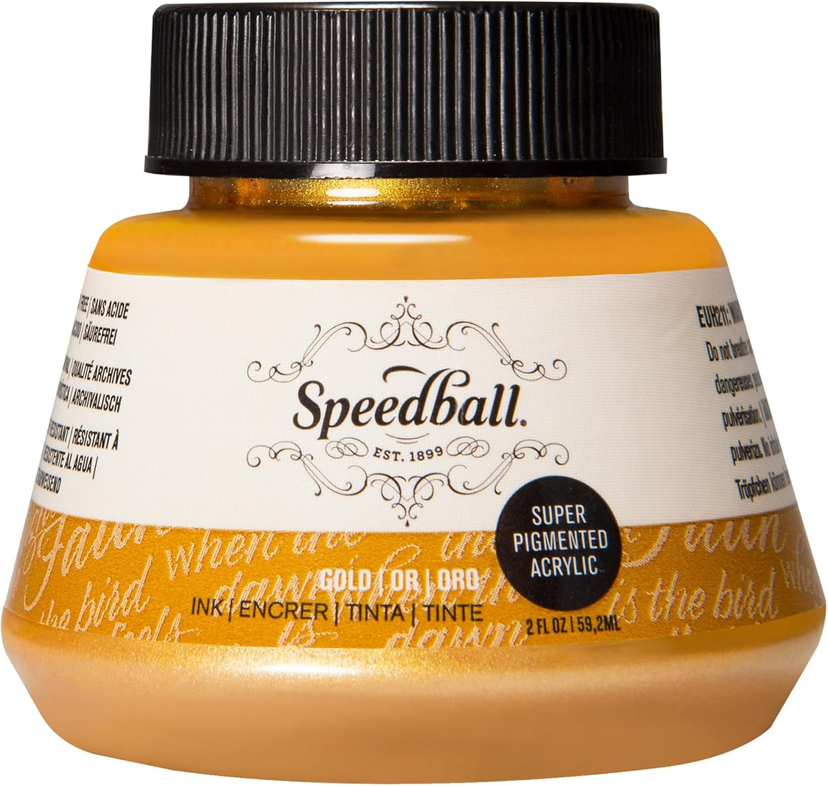 Speedball Akrilik Mürekkep 59 ml Gold