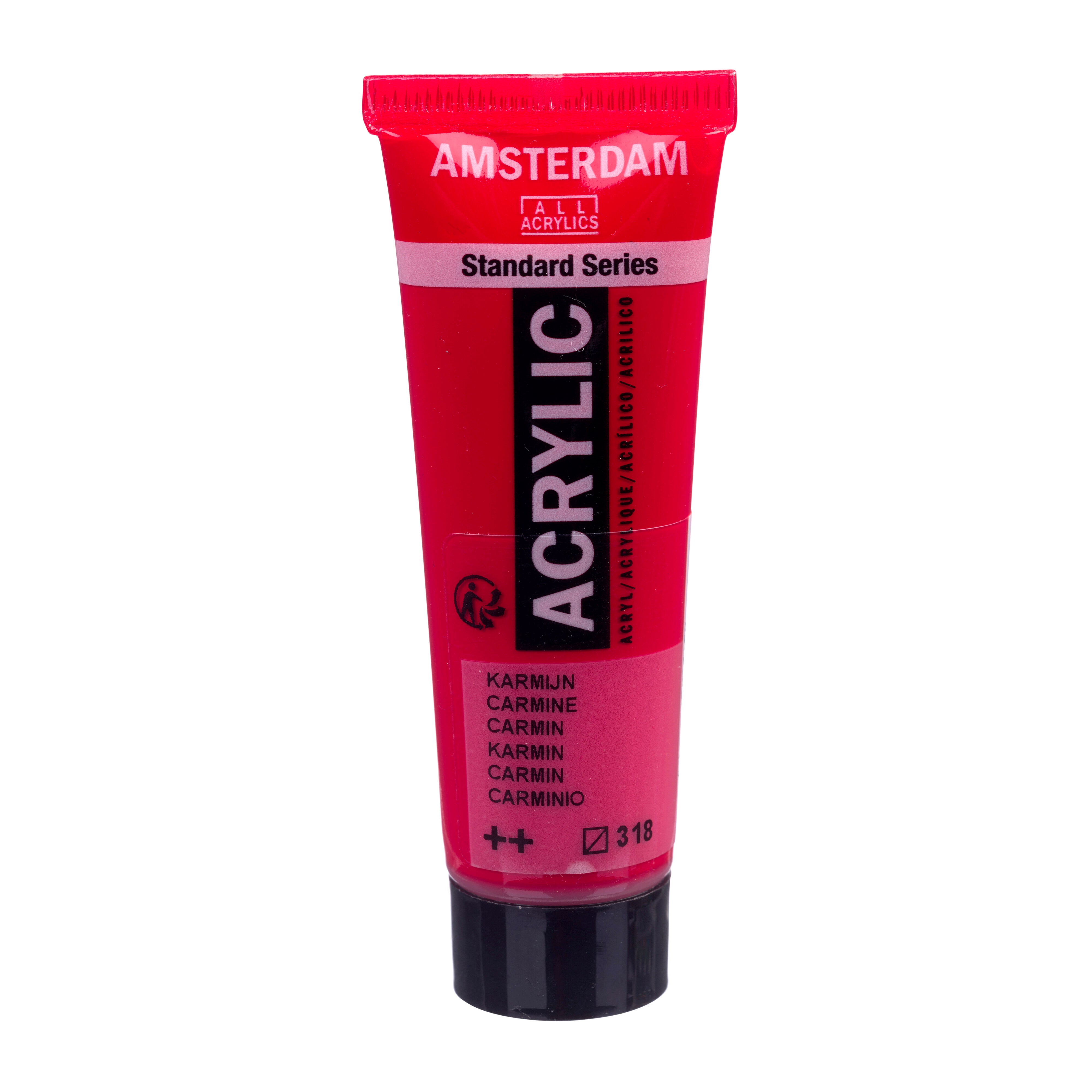 Talens Amsterdam Standard Akrilik Boya 120 ml 318 Carmine