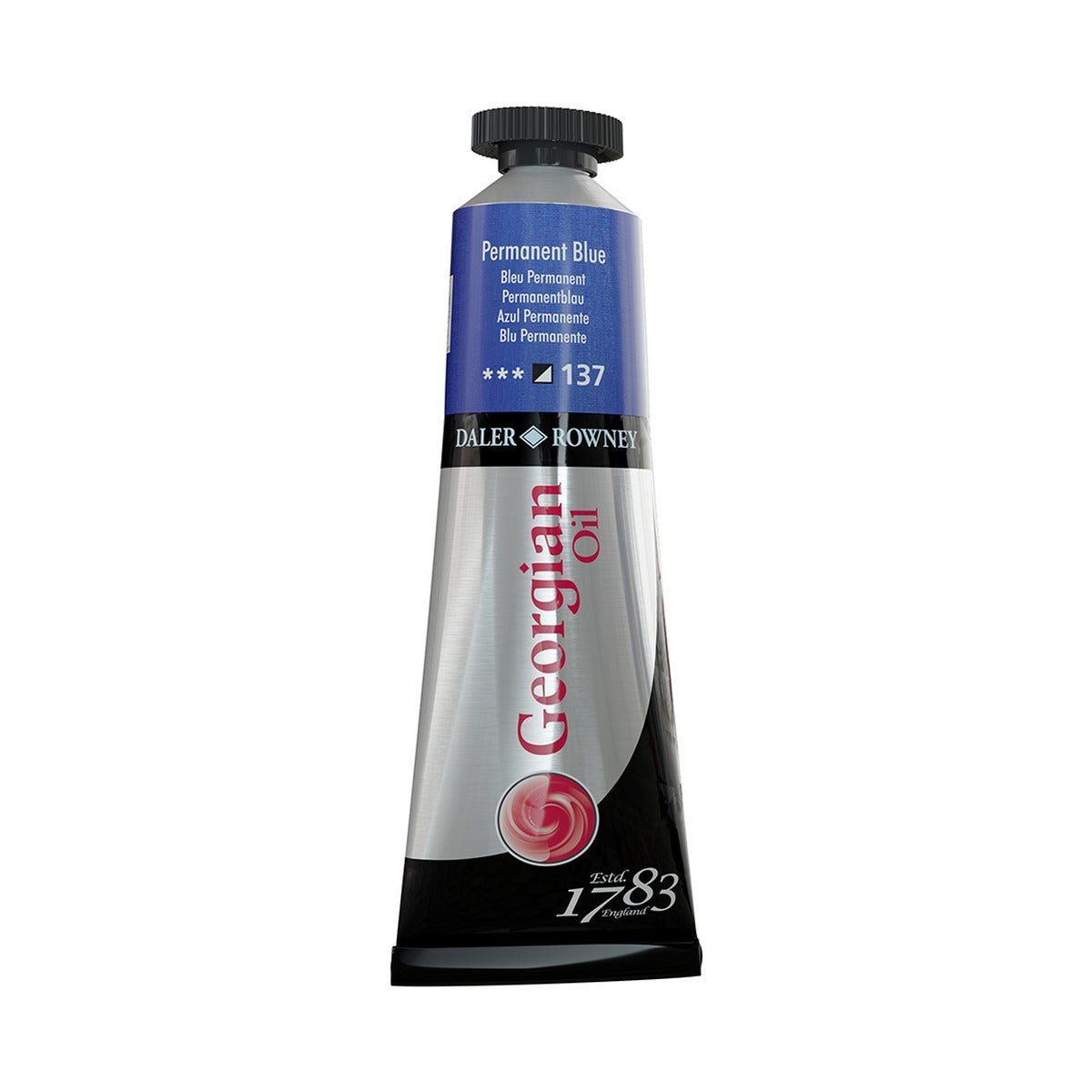 Daler Rowney Georgian Oil Paint 38 ml 137 Perm Blue