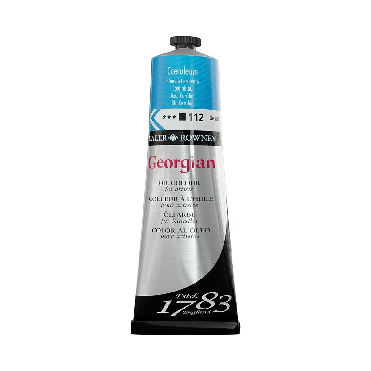 Daler Rowney Georgian Oil Paint 225 ml 112 Coeruleum