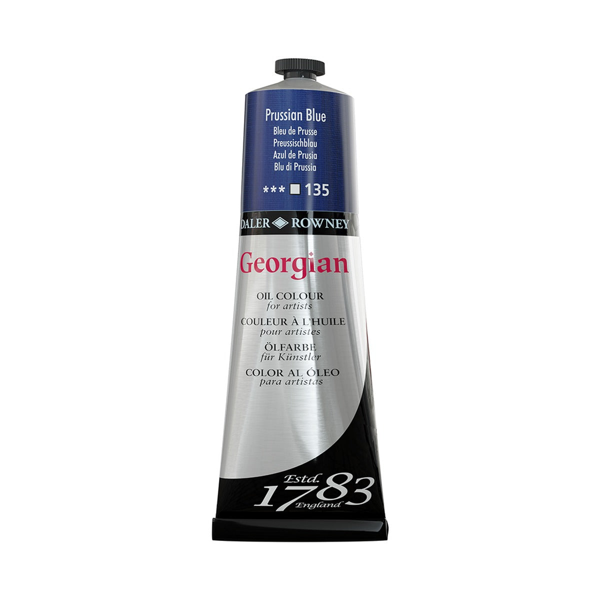 Daler Rowney Georgian Oil Paint 225 ml 135 Prussian Blue
