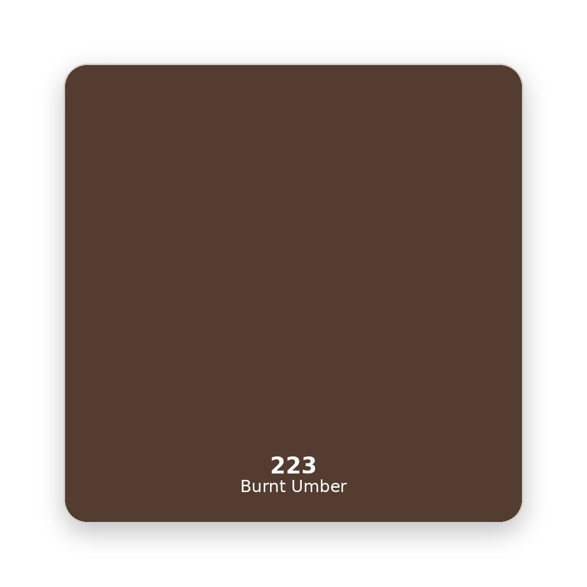 Daler Rowney Georgian Oil Paint 225 ml 223 Burnt Umber