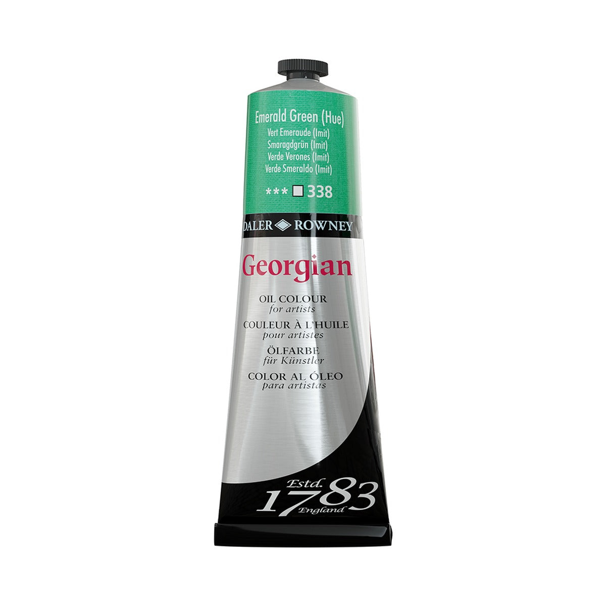 Daler Rowney Georgian Oil Paint 225 ml 338 Emerald Green Hue