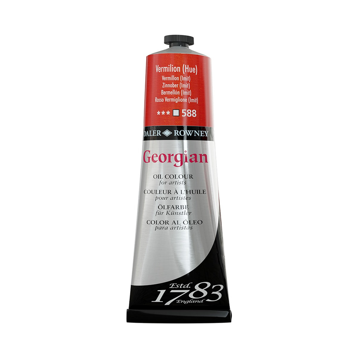 Daler Rowney Georgian Yağlı Boya 225 ml 588 Vermilion Hue