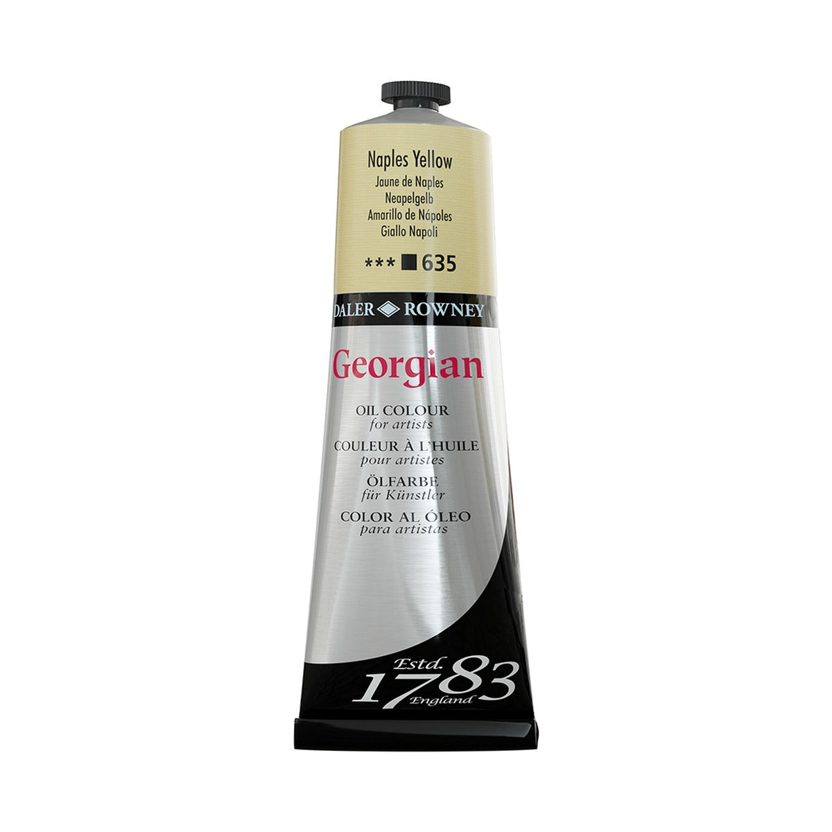 Daler Rowney Georgian Oil Paint 225 ml 635 Naples Yellow