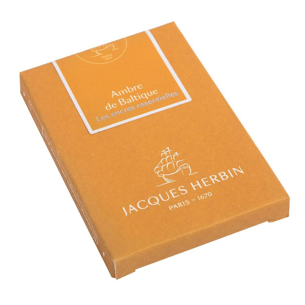 J. Herbin Essentielles Cartridge Ambre de Baltique 7'li Paket