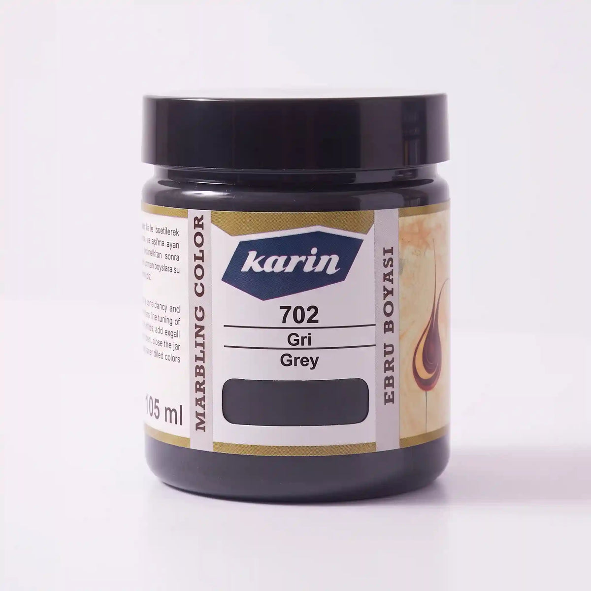 Karin Marbling Paint 702 Gray 105 ml