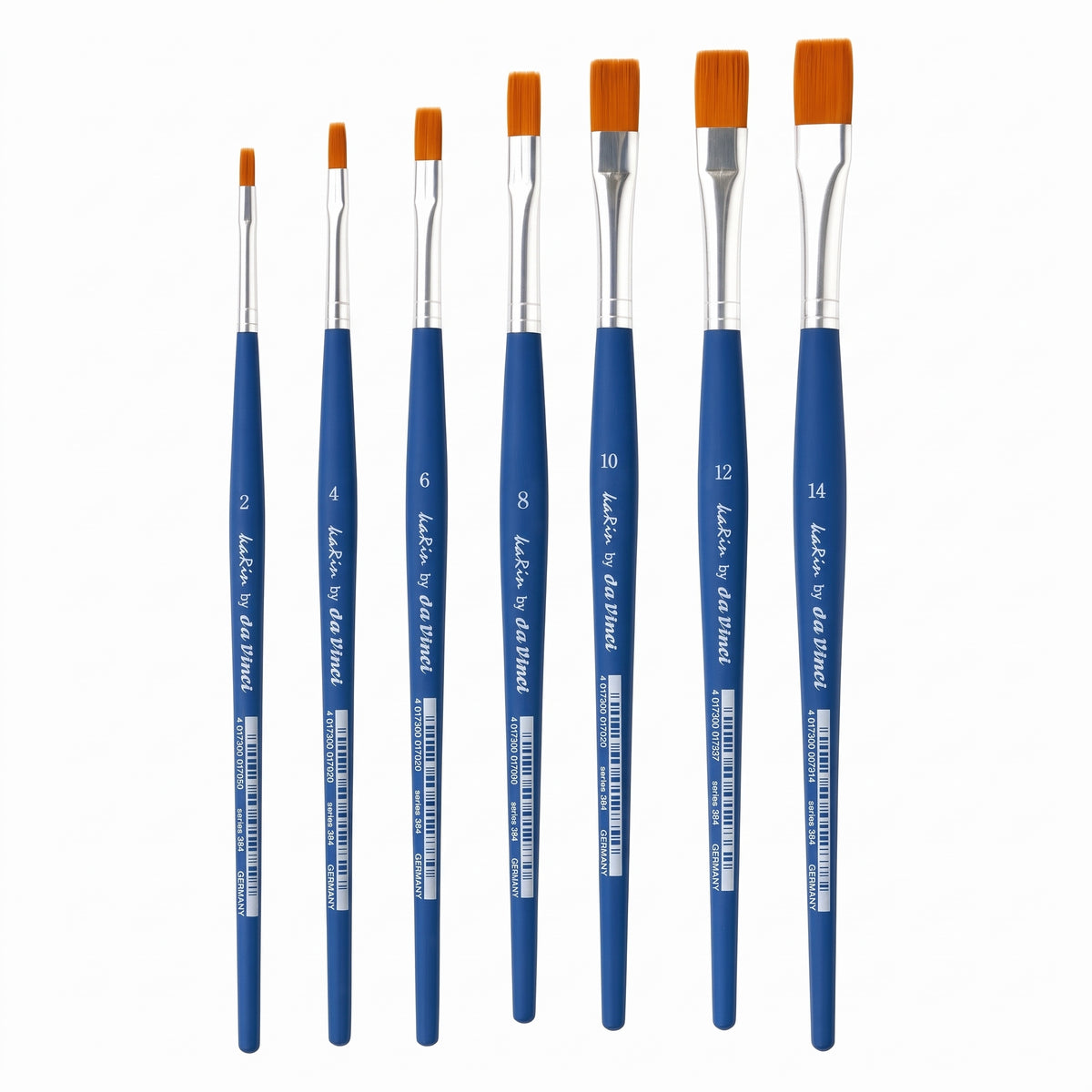 Karin By Da Vinci Sentetik Düz Fırçası Seri 384T5 No:10