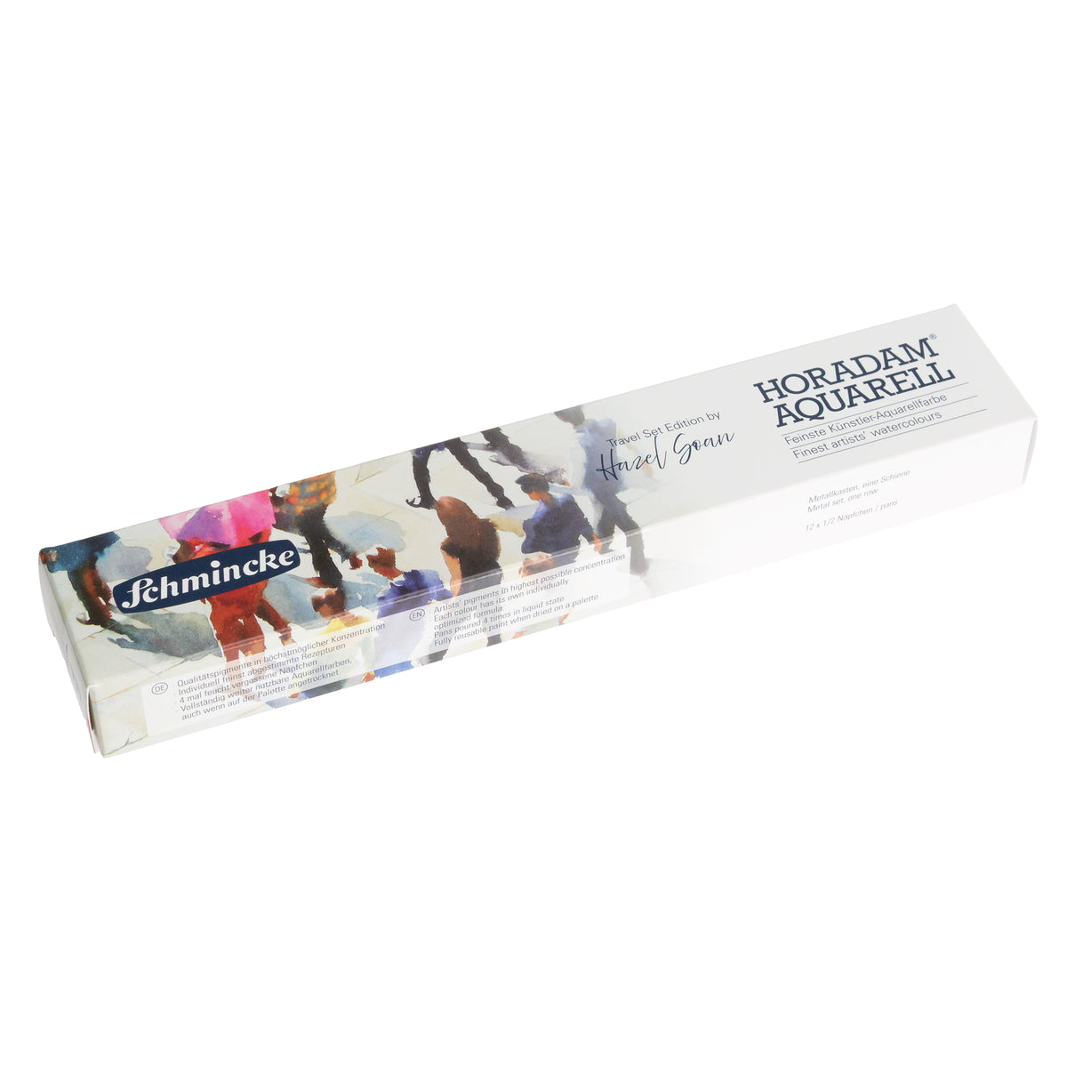 Schmincke Horadam Aquarell Artist Sulu Boya Hazel Soan Edition Metal Kutu Set  12 x Yarım Tablet