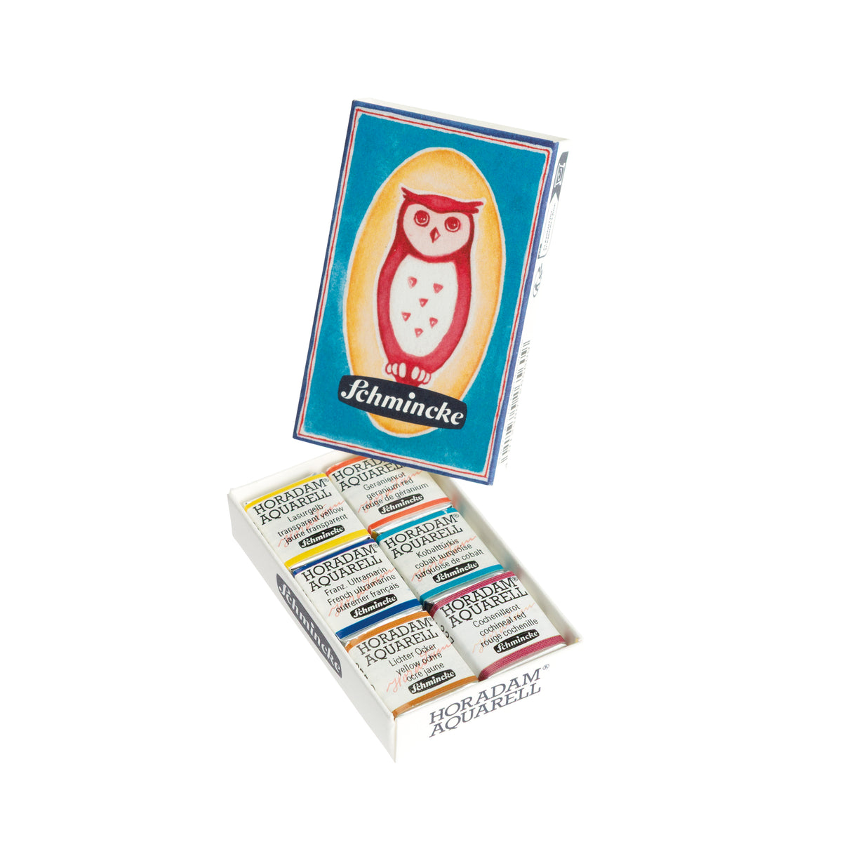 Schmincke Horadam Aquarell Artist Sulu Boya Matchbox Set 6 x Yarım Tablet