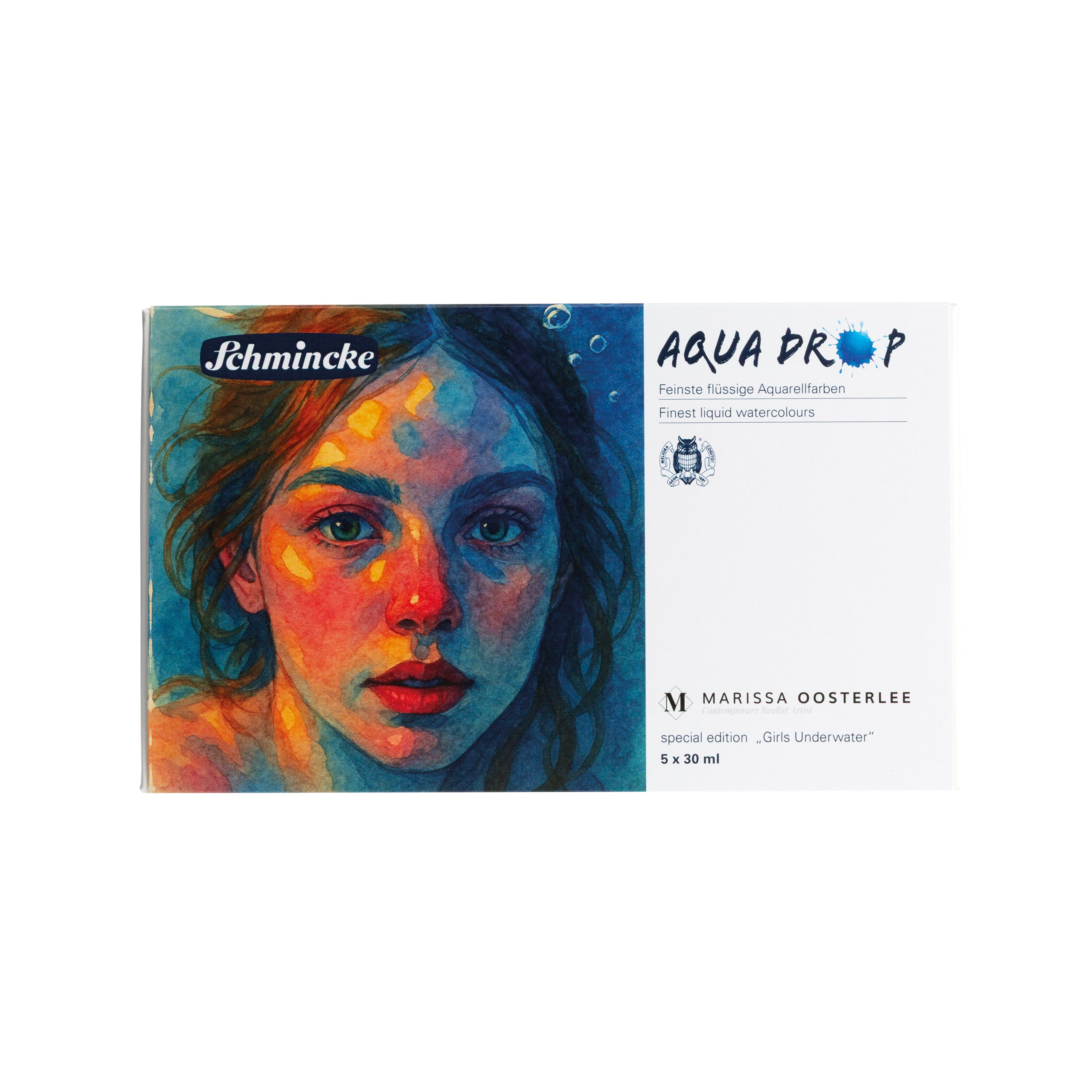 Schmincke Aqua Drop Sıvı Suluboya Seti Special Edition "Girls Underwater" 5 x 30 ml