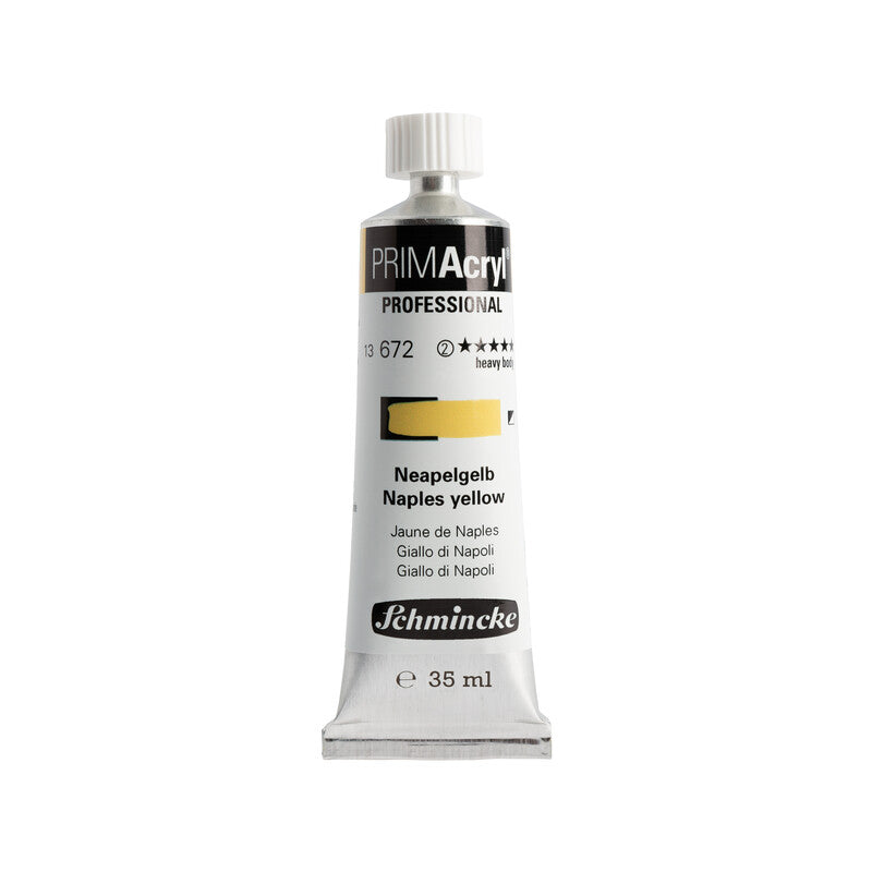 Schmincke Primacryl Artist Akrilik Boya 35 ml 672 Naples Yellow Light Seri 2