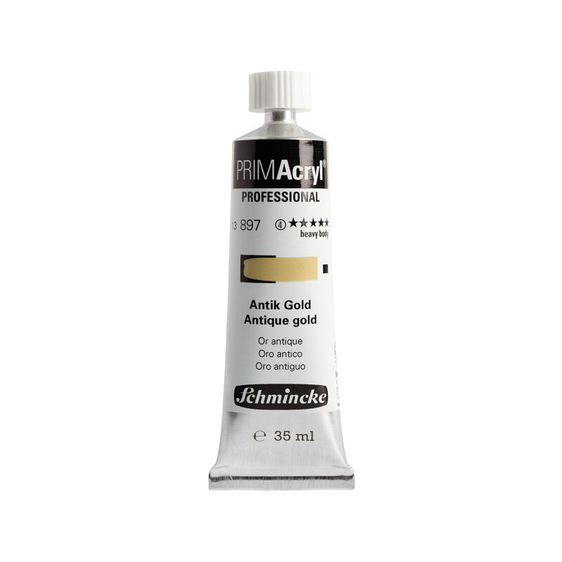 Schmincke Primacryl Artist Akrilik Boya 35 ml 897 Antique Gold Seri 4