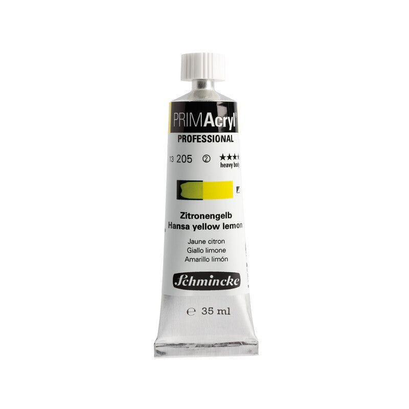 Schmincke Primacryl Artist Akrilik Boya 35 ml 205 Lemon Yellow Seri 2