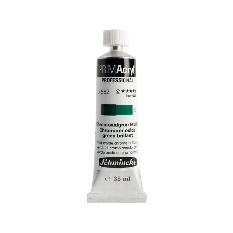 Schmincke Primacryl Artist Akrilik Boya 35 ml 562 Chromium Oxide Green Brilliant Seri 4