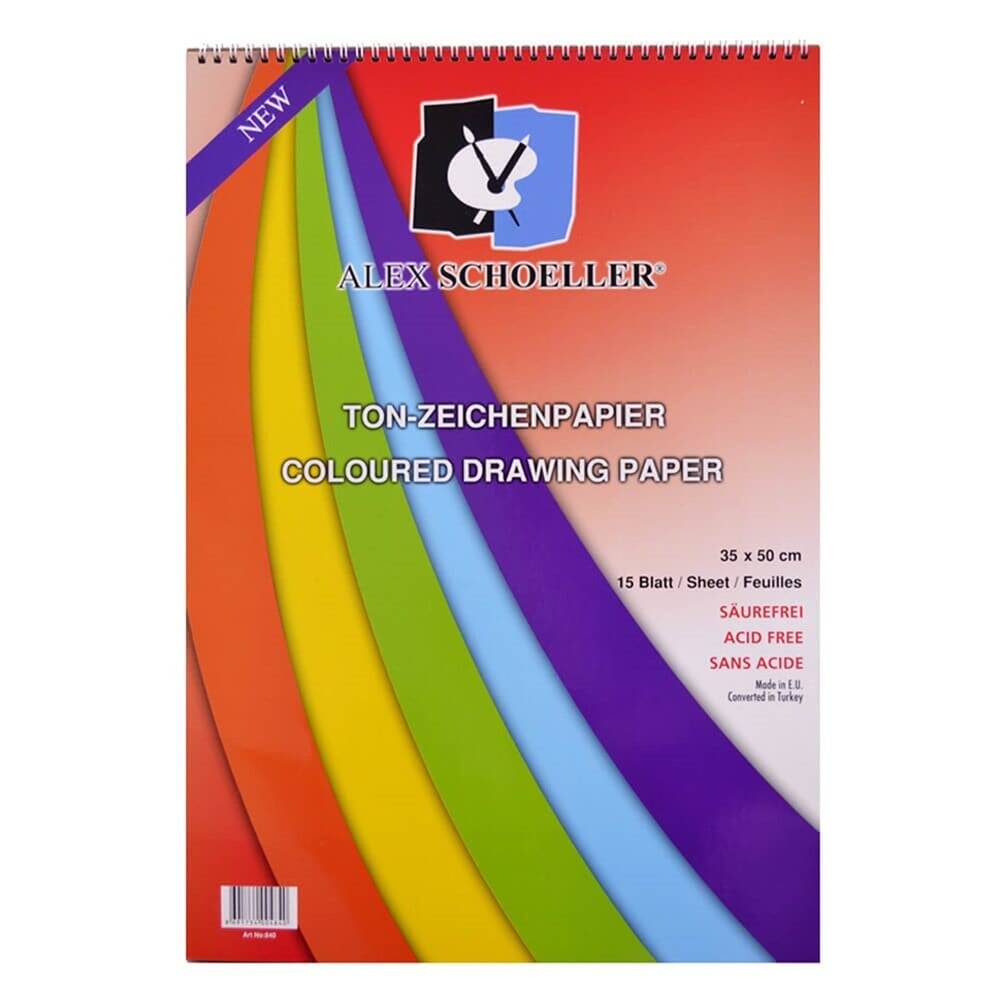 Alex Schoeller Background Cardboard 35x50 160 Gr 15 Sheets