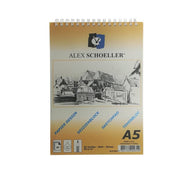 Alex Schoeller Kraft Drawing Notebook A5 90 gr 60 Sheets Vertical Spiral