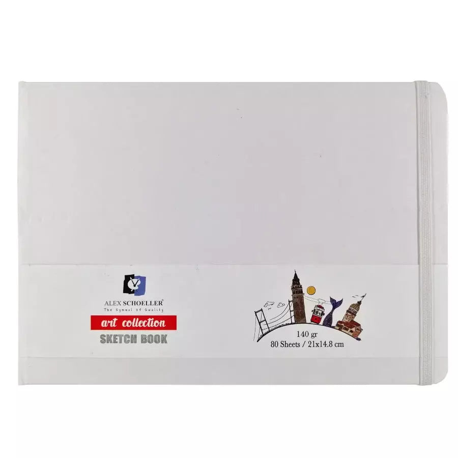 Alex Schoeller Sketch Book Art Collection White 12x12 140 gr 80 Pages