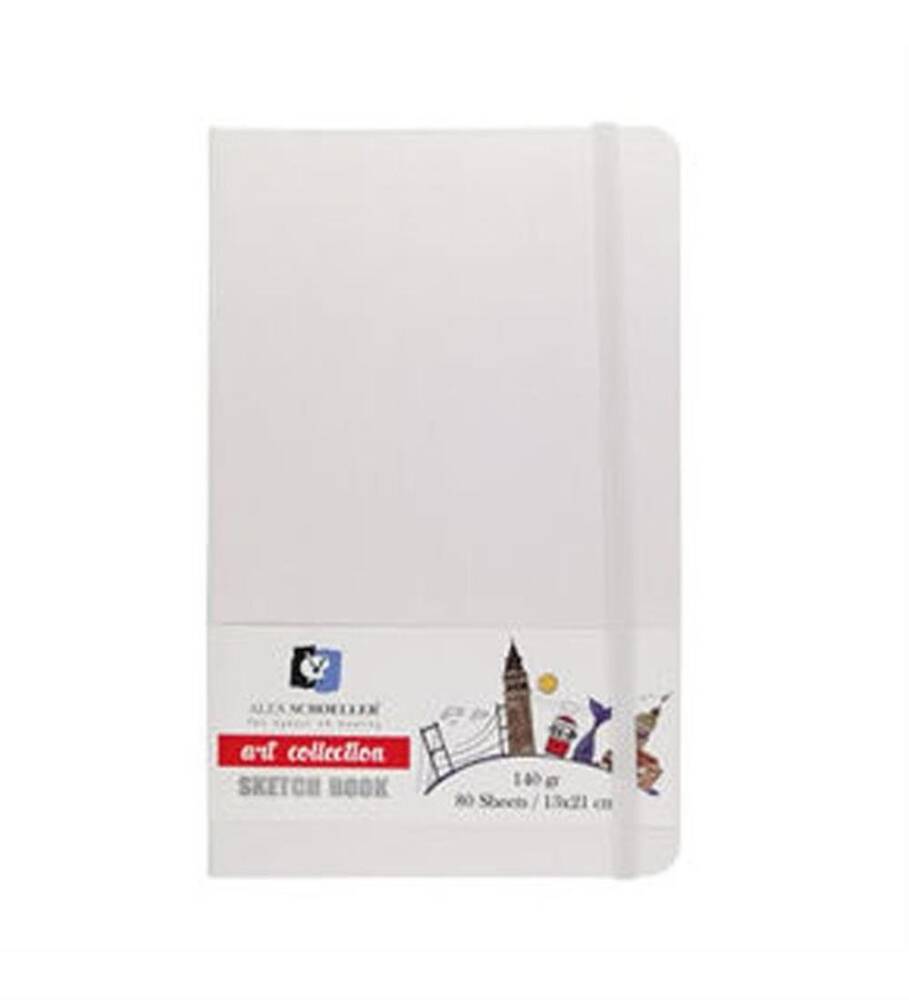 Alex Schoeller Sketch Book Art Collection White 13x21 140 gr 80 Pages