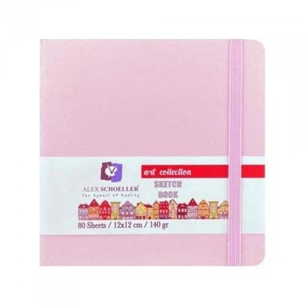 Alex Schoeller Sketch Book Art Collection Pink 12x12 140 gr 80 Pages