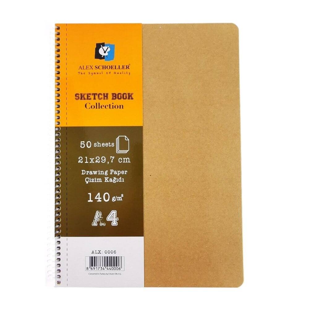 Alex Schoeller Sketch Book Collection A4 140 gr 50 Sheets