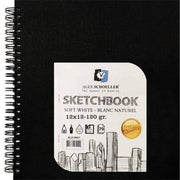 Alex Schoeller Sketch Book Soft White 12x12 120 gr 70 Sayfa