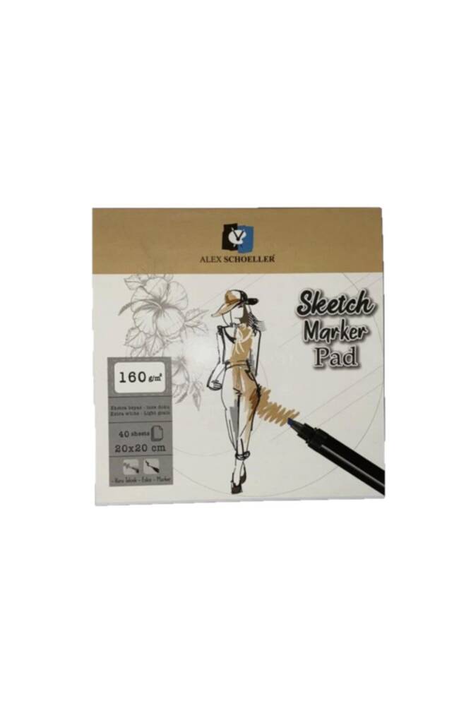 Alex Schoeller Sketch Marker Pad 21x14,8 140 GR 80 Pages