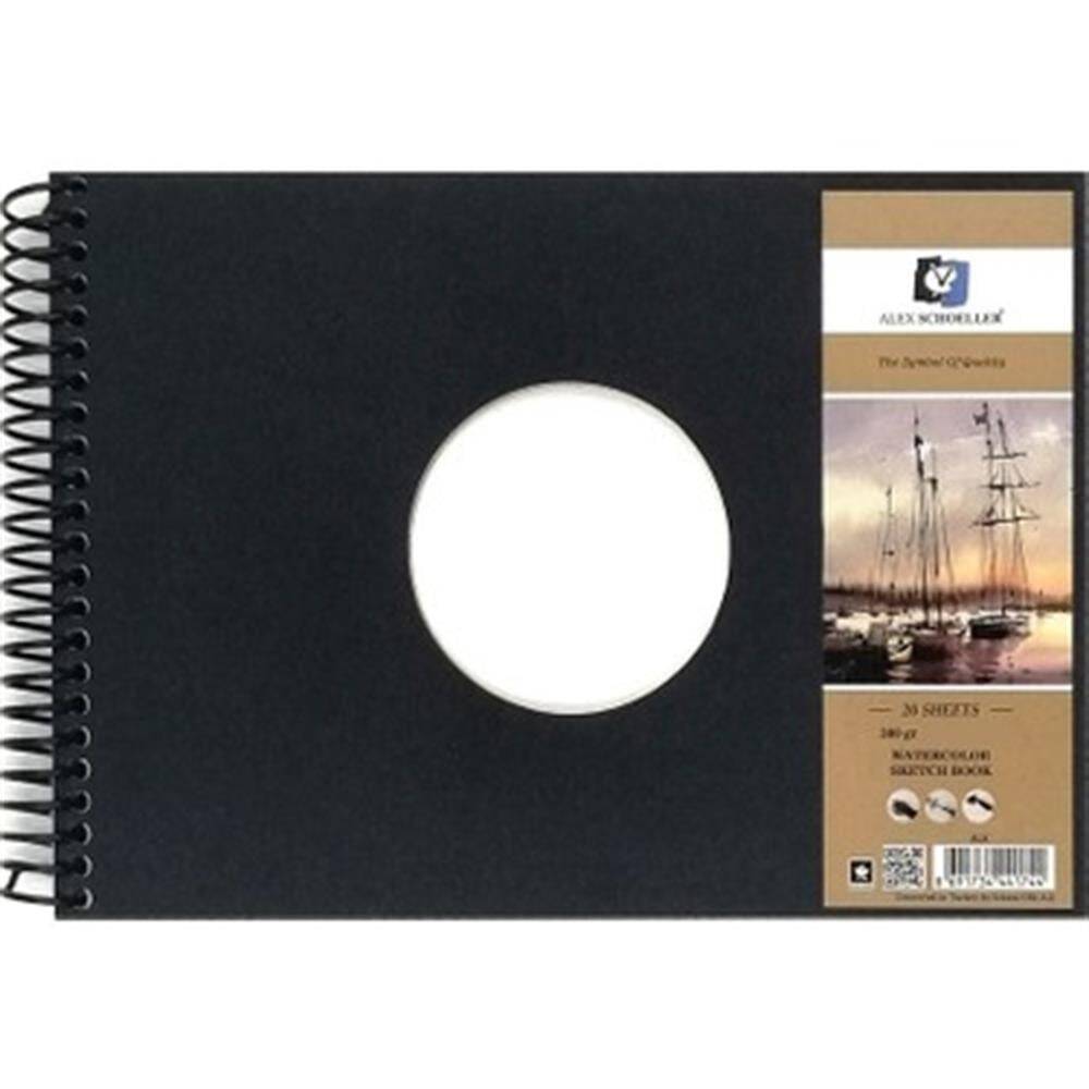 Alex Schoeller Watercolor Notebook A4 300 Gr 20 Pages